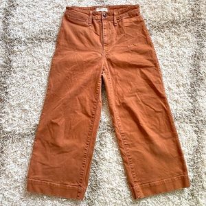 Madewell Wide Leg Emmett Crop Pant